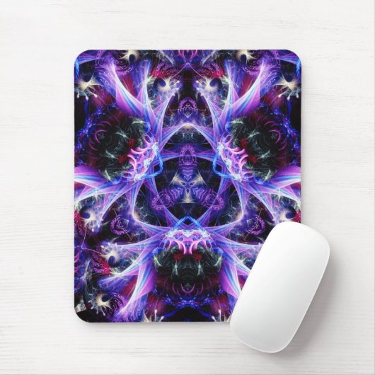 Fraktal PinKPuRP Mousepad (Mit Mouse)