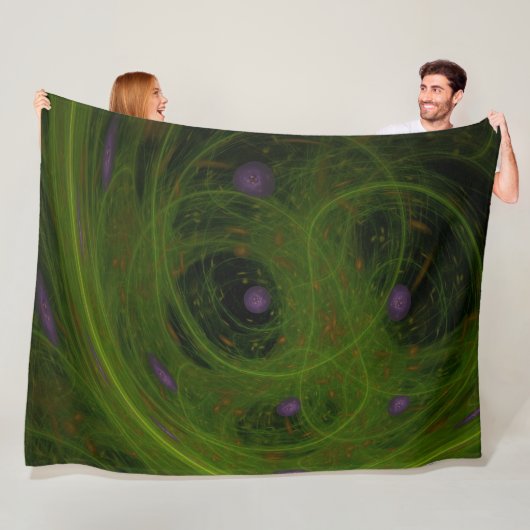 FRAKTAL PLASMA FLEECEDECKE (Beispiel)