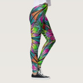 Fraktal-Pop-Fashion-Leggings Leggings (Rechts)