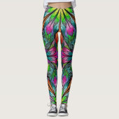 Fraktal-Pop-Fashion-Leggings Leggings (Vorderseite)