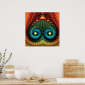 Fraktal Poster (Küche)