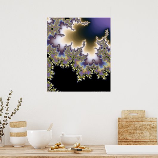 Fraktal Poster (Küche)