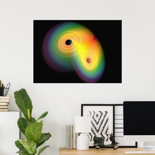 Fraktal Poster (Heimbüro)