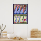 Fraktal Poster (Küche)