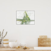 Fraktal Poster (Küche)