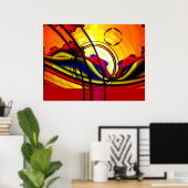 Fraktal Poster (Heimbüro)