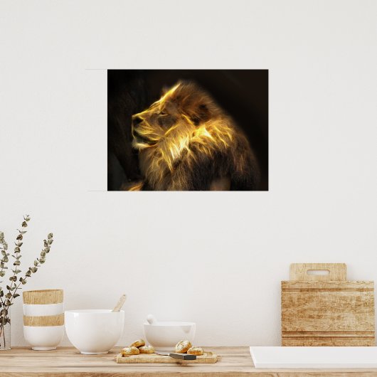 Fraktal Poster (Küche)