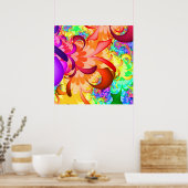 Fraktal-Poster Poster (Küche)