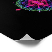 Fraktal-Poster Poster (Ecke)