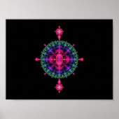 Fraktal-Poster Poster (Vorne)