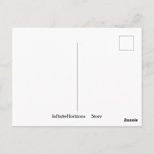 Fraktal Postkarte (Rückseite)