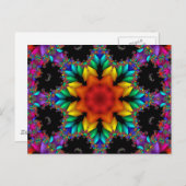 Fraktal Postkarte (Vorne/Hinten)