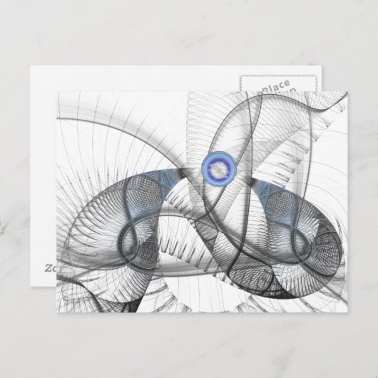 Fraktal Postkarte 1 (Vorne/Hinten)