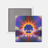 Fraktal Print Magnet (Vorderseite/Rückseite)
