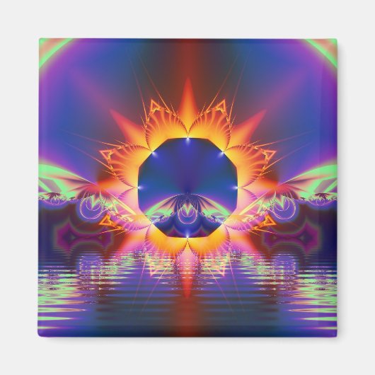 Fraktal Print Magnet (Vorne)