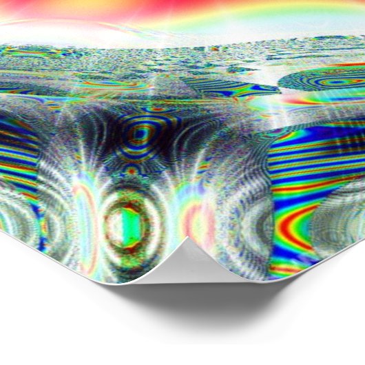 Fraktal Prisma Poster (Ecke)