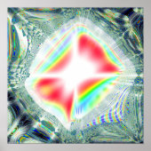 Fraktal Prisma Poster (Vorne)