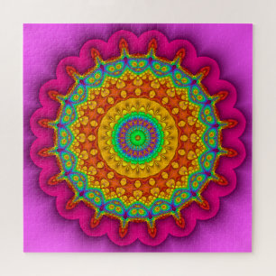 Fraktal-prismatisches Kaleidoskop Puzzle