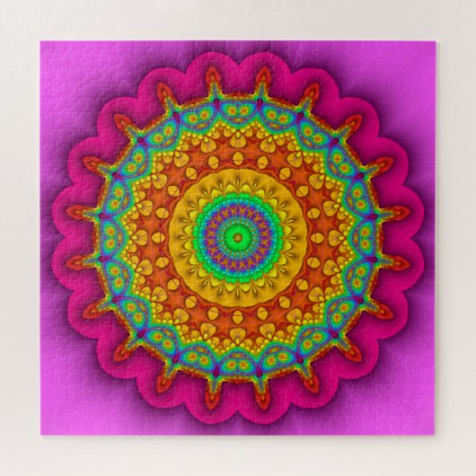 Fraktal-prismatisches Kaleidoskop Puzzle (Horizontal)