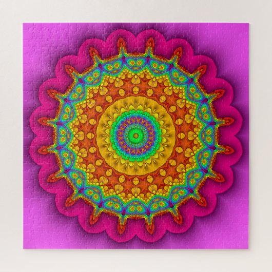 Fraktal-prismatisches Kaleidoskop Puzzle (Vertikal)