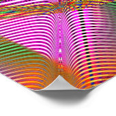 Fraktal Projektion 1.7d1 Poster (Ecke)