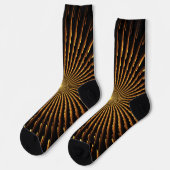 Fraktal Pulsar Socken (Linkes Detail)