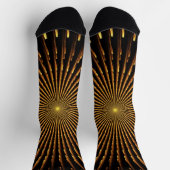 Fraktal Pulsar Socken (Oben)