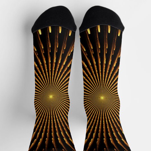 Fraktal Pulsar Socken (Oben)