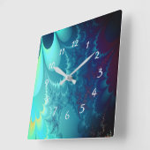Fraktal Quadratische Wanduhr (Winkel)