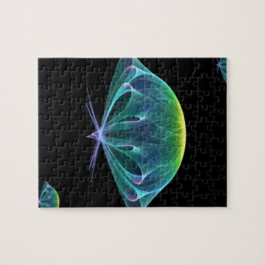 Fraktal-Quallen Puzzle (Horizontal)