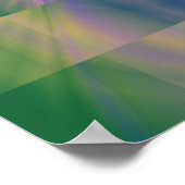 Fraktal Quilt 3 Canvas drucken Poster (Ecke)