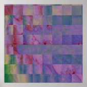 Fraktal Quilt 3 Canvas drucken Poster (Vorne)