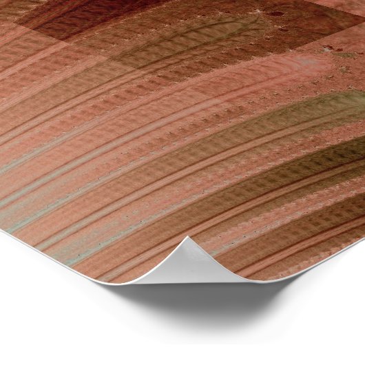 Fraktal Quilt Canvas Print Poster (Ecke)