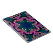 Fraktal Radiance Spirale Notebook Notizblock (Rechte Seite)