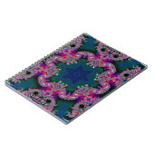 Fraktal Radiance Spirale Notebook Notizblock (Linke Seite)