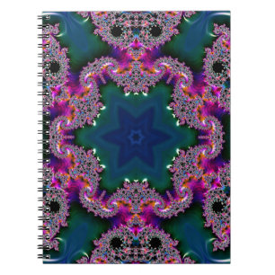 Fraktal Radiance Spirale Notebook Notizblock
