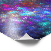 Fraktal Rainbow Fotodruck (Ecke)