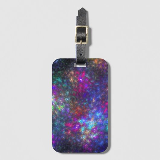 Fraktal Rainbow Gepäckanhänger (Vorderseite Vertikal)