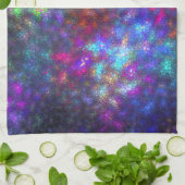 Fraktal Rainbow Küchentuch (Gefaltet)