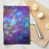 Fraktal Rainbow Küchentuch (Viertel Falte)