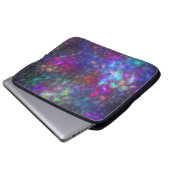 Fraktal Rainbow Laptopschutzhülle (Vorne Knopf)