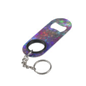 Fraktal Rainbow Mini Flaschenöffner (Rückseite Schrägansicht)