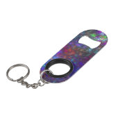 Fraktal Rainbow Mini Flaschenöffner (Vorderseite Schrägansicht)