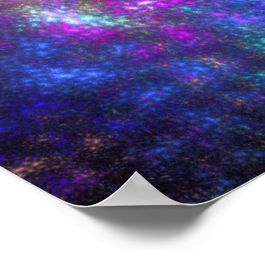 Fraktal Rainbow Poster (Ecke)