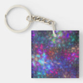 Fraktal Rainbow Schlüsselanhänger (Vorderseite)