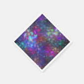 Fraktal Rainbow Serviette (Ecke)