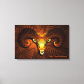 Fraktal Ram's Head Leinwanddruck (Vorderseite)