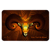 Fraktal Ram's Head Magnet (Horizontal)