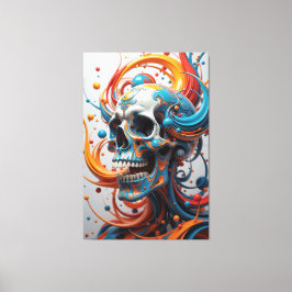 Fraktal Rebirth Leinwanddruck