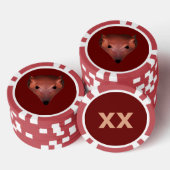 Fraktal Red Fox Pokerchips (Stapel)